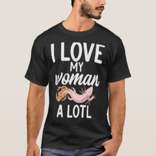 Ik hou van mijn vrouw, Axolotl. T-shirt