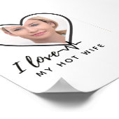 Ik hou van mijn VROUW - Beste vriend Persoonlijke Poster (Hoek)