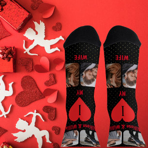 Ik hou van mijn vrouw Couple 4 Foto   Names Socks Sokken