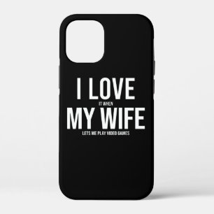 Ik hou van mijn vrouw, grappige kunst Gift iPhone 12 Mini Hoesje