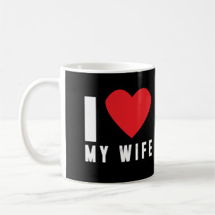 Ik hou van mijn vrouw koffiemok