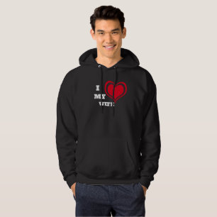 Ik hou van mijn vrouw op maat hoodie