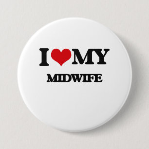 Ik hou van mijn vrouw ronde button 7,6 cm
