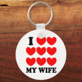 Ik hou van mijn vrouw sleutelhanger (Voorkant)