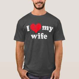 Ik hou van mijn vrouw t-shirt