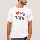 Ik hou van mijn vrouw t-shirt (Voorkant)