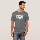 Ik hou van mijn vrouw t-shirt (Voorkant volledig)