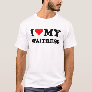 Ik hou van mijn Waitress T-shirt