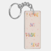 Ik hou van mijn ware zelf | Positive Motivation Sl Sleutelhanger (Voorkant Links)