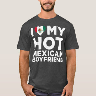 Ik hou van mijn warme meicaanse vriend Cute Meico T-shirt
