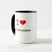 Ik hou van mijn wasmachine mok (Voorkant links)