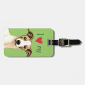 Ik hou van mijn wei bagagelabel (Voorkant horizontaal)