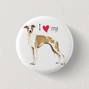 Ik hou van mijn wei ronde button 3,2 cm