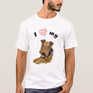 Ik hou van mijn Welsh Terrier T-shirt