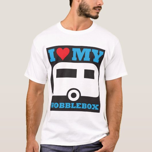 Ik hou van mijn werkdoos t-shirt (Voorkant)