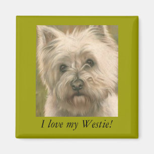 Ik hou van mijn Westie! Magneet