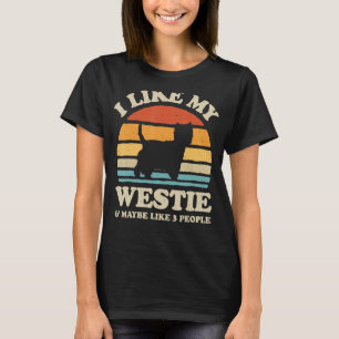 Ik hou van mijn Westie West Highland White Terrier T-shirt
