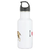 Ik hou van mijn Wirehares Pointing Griffon Waterfles (Achterkant)