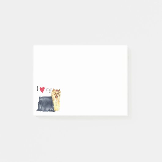 Ik hou van mijn Yorkie Post-it® Notes (Voorkant)