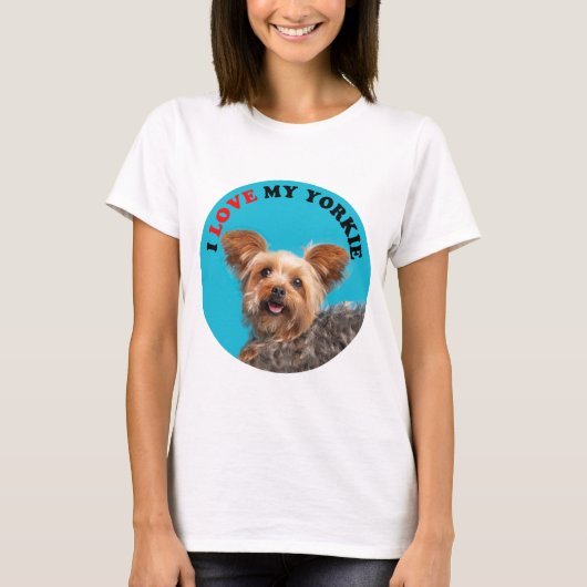 Ik hou van mijn Yorkie T-shirt (Voorkant)