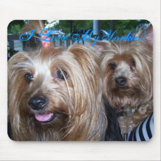 Ik hou van mijn Yorkies Muismat