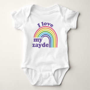 Ik hou van mijn Zayde - Cute Rainbow Romper