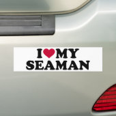 Ik hou van mijn zeeman bumpersticker (Op auto)