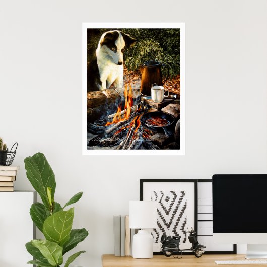 Ik hou van mijn zeldzame haring poster (Thuiskantoor)