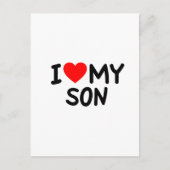 Ik hou van mijn zoon briefkaart (Voorkant)