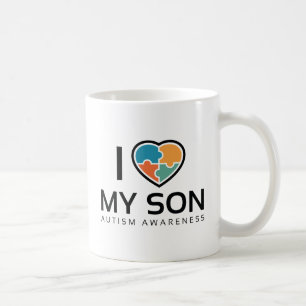 Ik hou van mijn zoon koffiemok
