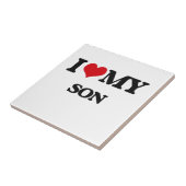 Ik hou van mijn zoon tegeltje (Zijkant)