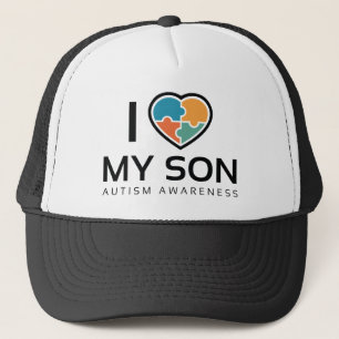 Ik hou van mijn zoon trucker pet