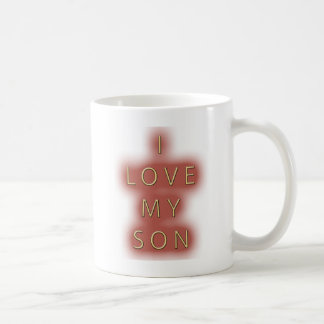 Ik hou van mijn zoon (wit) koffiemok
