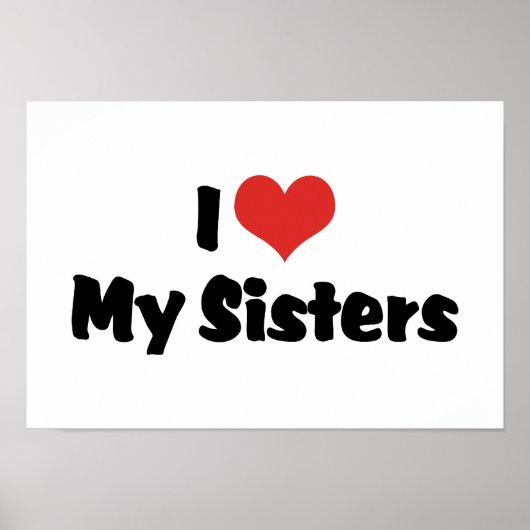Ik hou van mijn zussen poster (Voorkant)