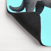 Ik hou van mijn zwarte lab muismat (Hoek)