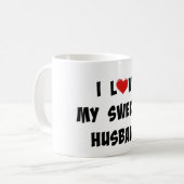 Ik hou van mijn Zweedse man Koffiemok (Voorkant links)