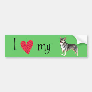 Ik hou van mijn Zweedse Vallhund Bumpersticker