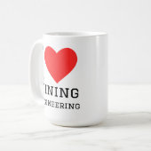 Ik hou van mijnbouwkunde koffiemok (Voorkant links)