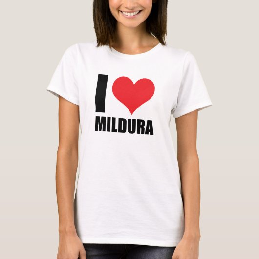 Ik hou van Mildura T-shirt (Voorkant)