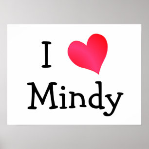 Ik hou van Mindy Poster