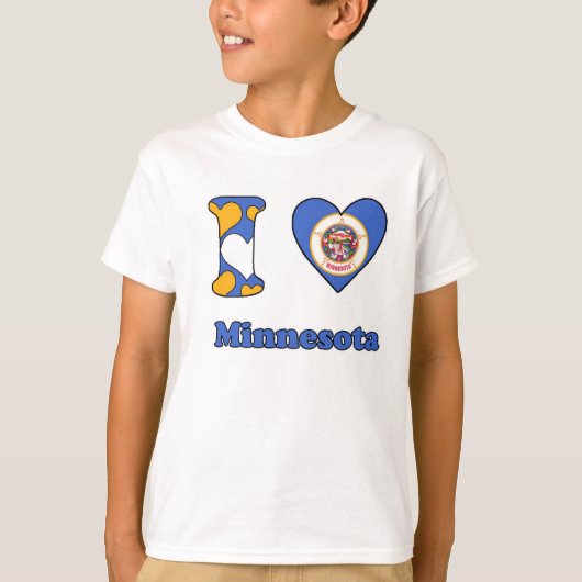 Ik hou van Minnesota T-shirt (Voorkant)
