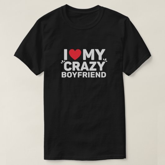 Ik hou van m'n boyvriendin T-Shirt (Design voorkant)