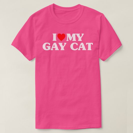 Ik hou van m'n kat. t-shirt (Design voorkant)