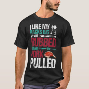 Ik hou van m'n rugzak... mijn buik en m'n varkensv t-shirt