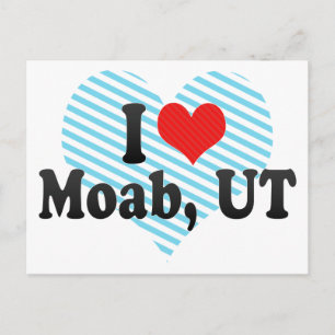Ik hou van Moab, UT Briefkaart