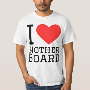 Ik hou van moederbord t-shirt