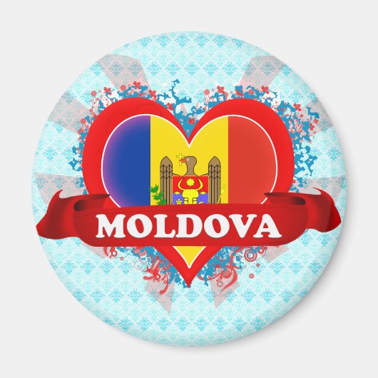  ik hou van moldavië magneet (Voorkant)