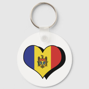Ik hou van Moldova Sleutelhanger