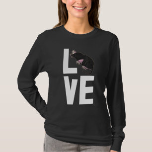 Ik hou van Moles dag vrouwen schattige kleine mol T-shirt