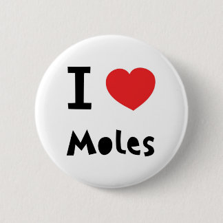 Ik hou van mollen ronde button 5,7 cm